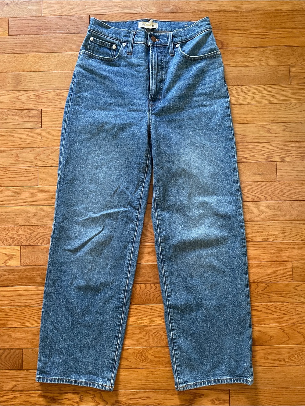 Madewell Perfect Vintage Wide Leg Crop Jeans